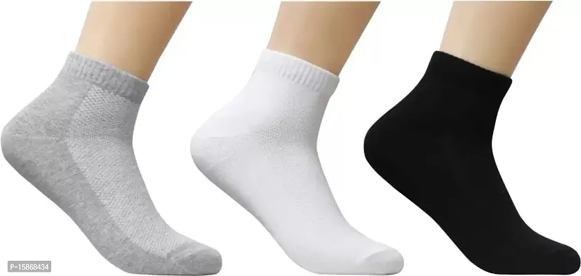 Comfortable Men And Women Socks Pack Of 3 Multicoloured