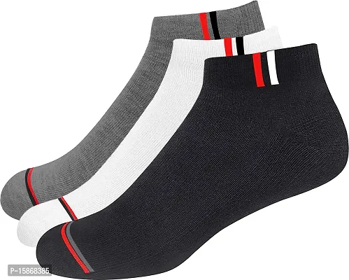Men Socks Pack Of 3 Multicoloured