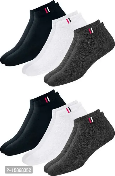 Comfortable Men And Women Multicoloured Socks Pack Of 6