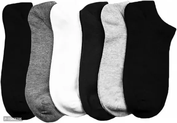 Comfortable Men And Women Socks Pack Of 6 Multicoloured-thumb0
