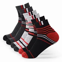 Comfortable Men And Women Socks Pack Of 12 Multicoloured-thumb2