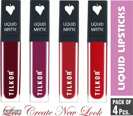 Beauty Sensational Long Lasting Liquid Matte Mini Lipstick Set Of 4