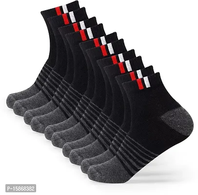 Unisex Socks Pack Of 5 Black-thumb0