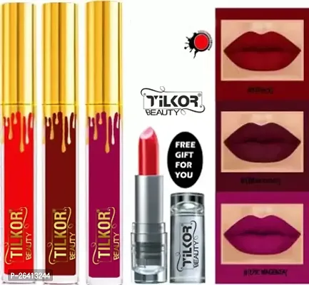 Tilkor Beauty Lipsticks- Pack Of 4-thumb0