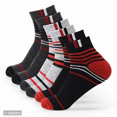 Comfortable Men And Women Socks Pack Of 3 Multicoloured-thumb0