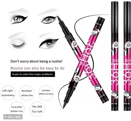 Tilkor 36H Waterproof Eyeliner-Pack Of 7, 20 G ,Black-thumb3