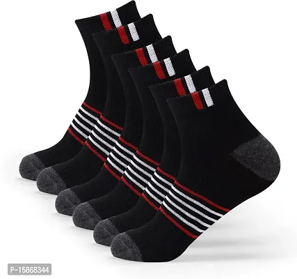 Comfortable Men And Women Socks Pack Of 3 Black