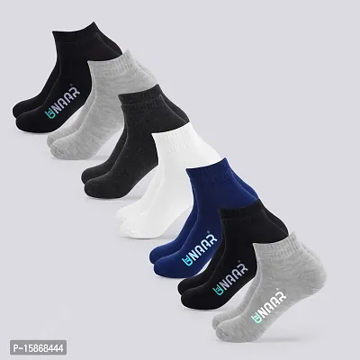 Comfortable Men And Women Socks Pack Of 7 Multicoloured-thumb0
