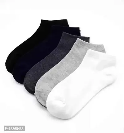 Comfortable Men And Women Socks Pack Of 5 Multicoloured-thumb0