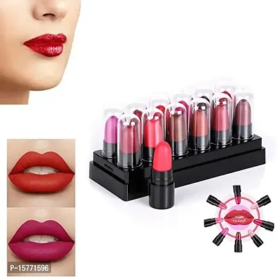 Mini Matte Travel Combo Lipstick Set Of 12-thumb0