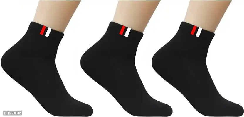 Unisex Socks Pack Of 3 Black