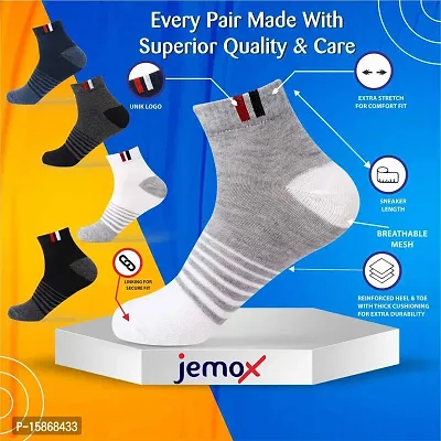 Comfortable Men And Women Socks Pack Of 5 Multicoloured-thumb2