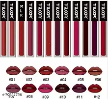 Tilkor 12 Pc Set Liquid Matte Lipstick -Multicolor, 80 Ml-thumb1