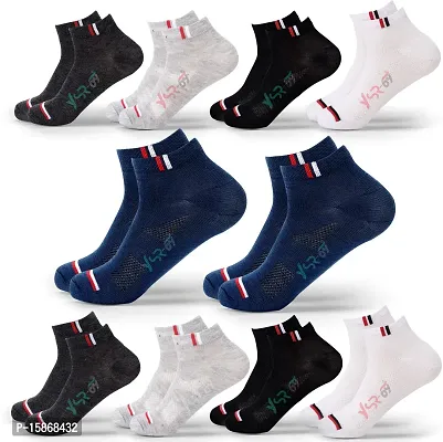 Unisex Socks Pack Of 10 Multicoloured-thumb0