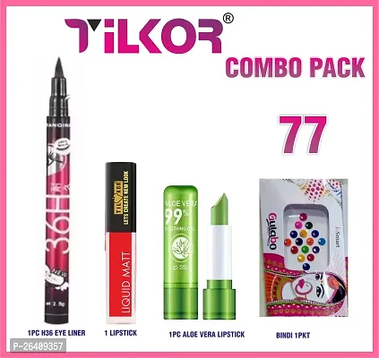 Tilkor Cosmetic Combo Set For Women Makeup- Set Of 4