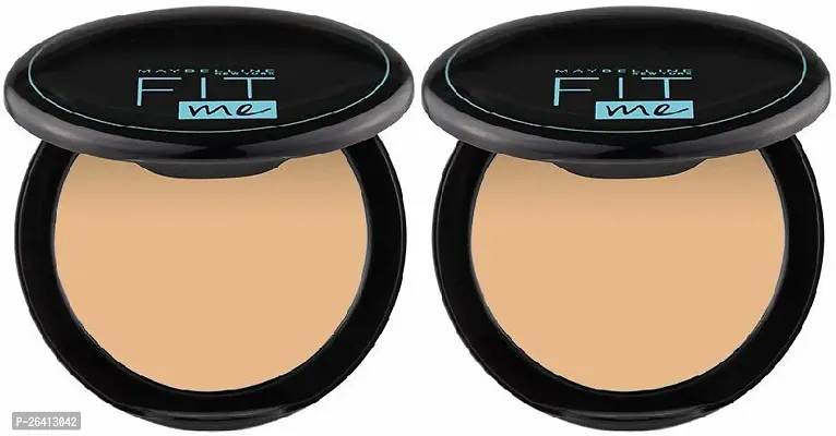 Tilkor Matte Powder Oil Control Evens Out Complexion Compact-Pack Of 2