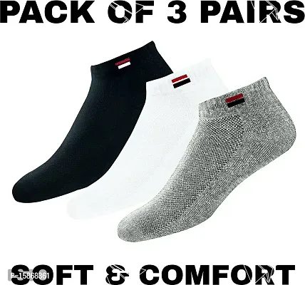 Comfortable Men And Women Multicoloured Socks Pack Of 3-thumb0