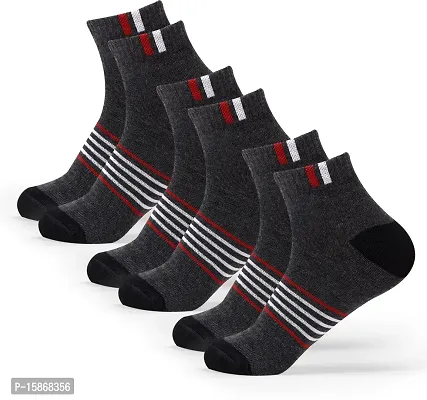 Comfortable Men And Women Socks Pack Of 3 Grey