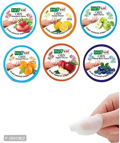 Tilkor Nail Polish Remover Pads, Wet Wipes -195 G, 6 Pieces-thumb0