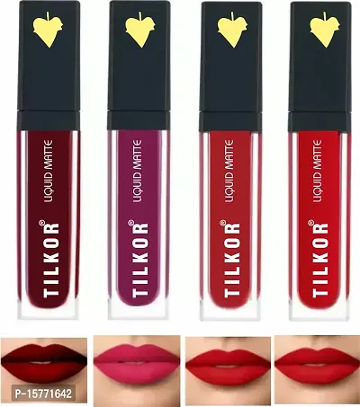 Beauty Sensational Long Lasting Liquid Matte Mini Lipstick Set Of 4