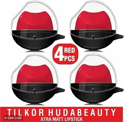 Tilkor Apple Shape Matte Finish Lipstick- Pack Of 4