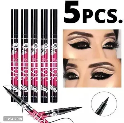 Tilkor 36H Waterproof Eyeliner-Pack Of 5