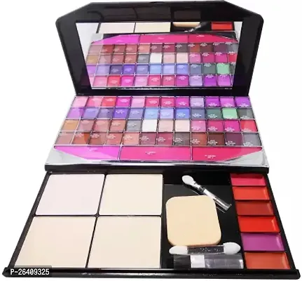 Tilkor Makeup Kit With Eye-Shadows, Lip Colors, Blushes, Brushes And Blender