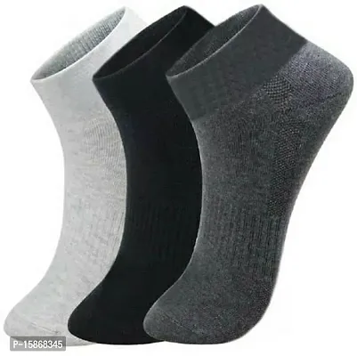 Comfortable Men And Women Socks Pack Of 3 Multicoloured-thumb0