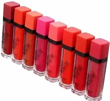 Tilkor Long lasting Smudge proof Lipstick , Non Transfer Me Girl Set Of 8 -8Color, 80 Ml-thumb1