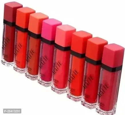 Tilkor Long lasting Smudge proof Lipstick , Non Transfer Me Girl Set Of 8 -8Color, 80 Ml-thumb2