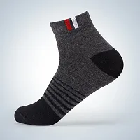 Unisex Socks Pack Of 5 Grey-thumb1