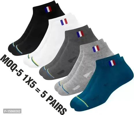 Comfortable Men And Women Multicoloured Socks Pack Of 12