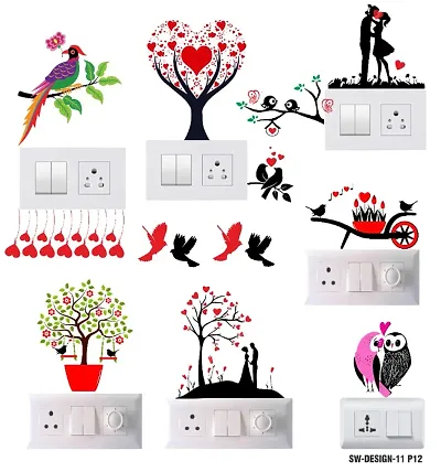 PVC Vinyl Switch Board Panel  Wall Sticker Switch Stickers size 30 cm x 47 cm