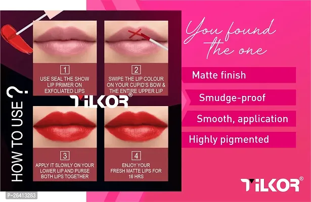 Tilkor Lazy Lip Shape Lipstick -Combo Color, 30 G, Pack Of 2-thumb2