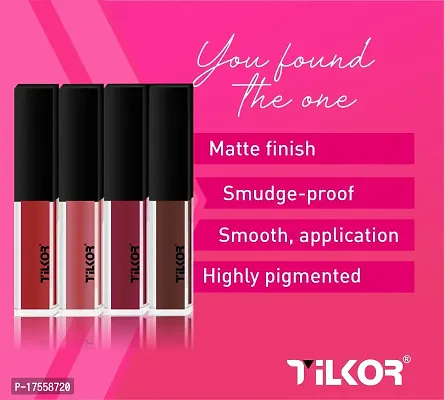 Red Matte Longlasting Crayon Lipstick Smudgeproof  Waterproof (Pack of 4) 20 gm-thumb4