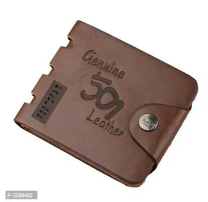 Brown 501 Wallet For Men-thumb0