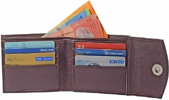 Brown Bi-Fold Magnet Wallet For Men-thumb1