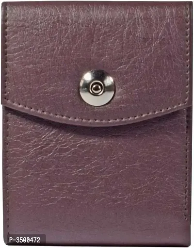 Brown Bi-Fold Magnet Wallet For Men-thumb3
