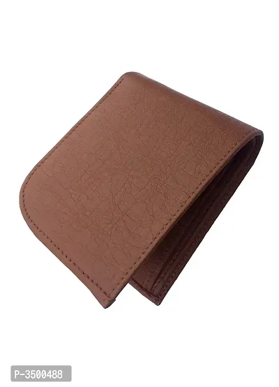 Brown Curve Wallet For Men-thumb0
