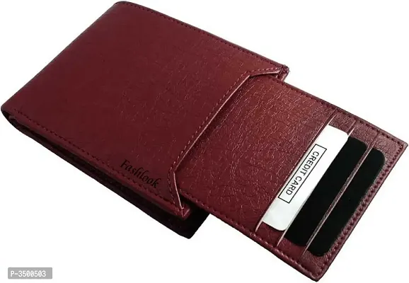 Brown Slide Wallet For Men-thumb0