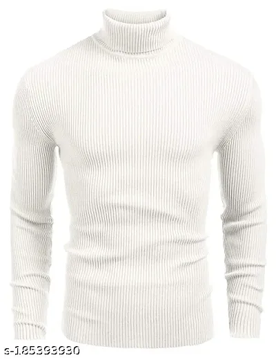 DENIMHOLIC Men's Cotton Turtle Neck Sweater