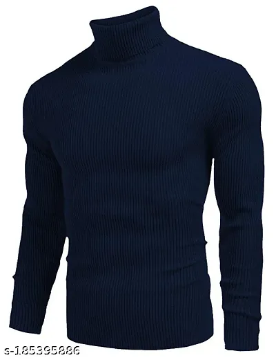 Beautiful Woolen High Neck Sweaters For Men