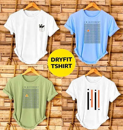 Trendy T-Shirts Combo Pack Of 4