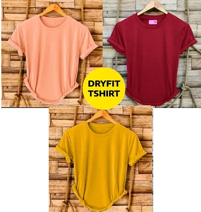 Combo of 3 dryfit t-shirt for men