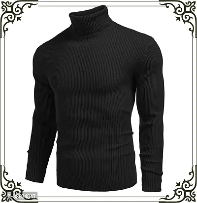 Trendy Wool Blend High Neck For Men-thumb2