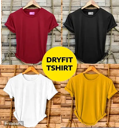 Combo of 4 dryfit t-shirt for men