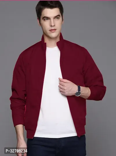 Stylish Polyester Bomber Jacket for Men