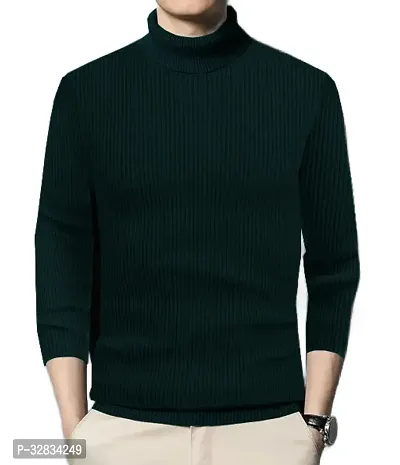 Trendy Wool Blend High Neck For Men