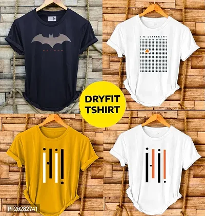 Stylish Combo of 4 T-Shirt for Men-thumb0