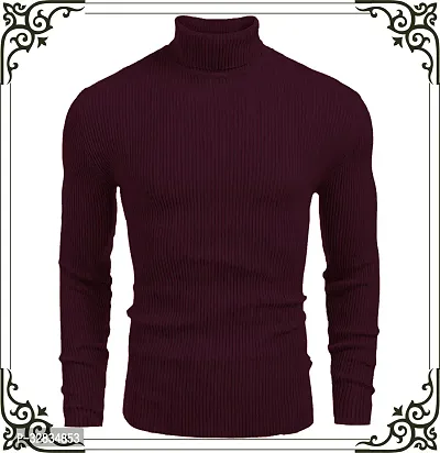 Trendy Wool Blend High Neck For Men-thumb0